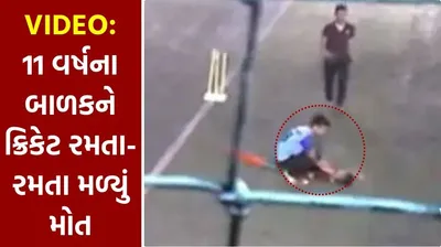 video  11 વર્ષના બાળકને ક્રિકેટ રમતા રમતા મળ્યું મોત  જાણો ક્યાંની છે આ ઘટના