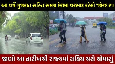 આ વર્ષે ગુજરાત સહિત સમગ્ર દેશમાં વરસાદ રહેશે  જોરદાર   જાણો આ તારીખથી રાજ્યમાં સક્રિય થશે ચોમાસું