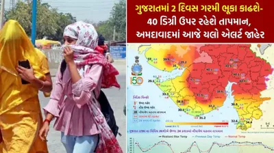 ગુજરાતમાં 2 દિવસ ગરમી ભૂકા કાઢશે  40 ડિગ્રી ઉપર રહેશે તાપમાન  અમદાવાદમાં આજે યલો એલર્ટ જાહેર