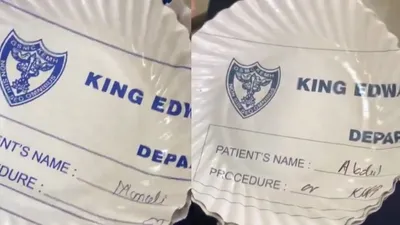 મુંબઈની આ હોસ્પિટલની બેદરકારીનો વીડિયો આવ્યો સામે  દર્દીઓના રિપોર્ટ પરથી બનાવવામાં આવે છે કાગળની પ્લેટો