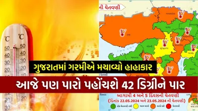 ગુજરાતમાં ગરમીએ મચાવ્યો હાહાકાર  ઘરની બહાર નીકળતા પહેલા સાવધાન  આજે પણ પારો પહોંચશે 42 ડિગ્રીને પાર