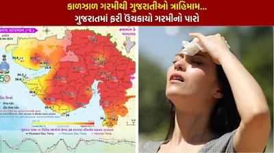 કાળઝાળ ગરમીથી ગુજરાતીઓ ત્રાહિમામ   ગુજરાતમાં ફરી ઉંચકાયો ગરમીનો પારો  જાણો તમારા શહેરનું તાપમાન